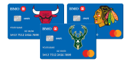 BMO Bulls, Blackhawks & Bucks Debit Mastercard